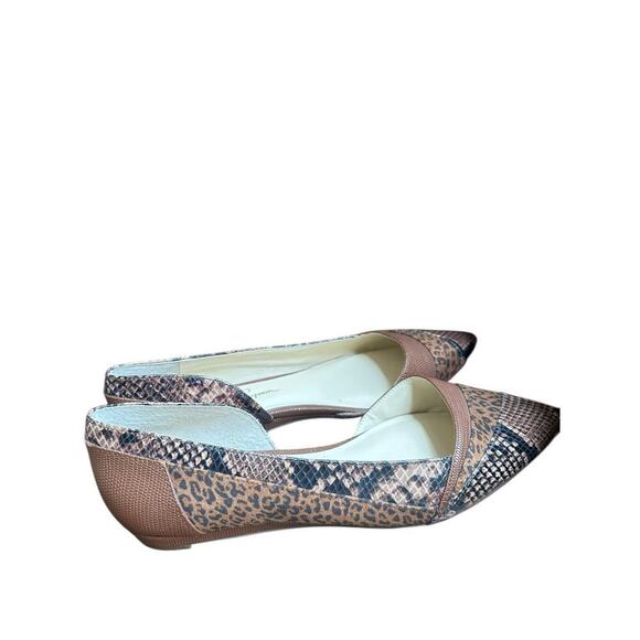 Jessica Simpson Women’s 8M Animal Print D’Orsay Pointed Toe Flats New - Picture 2 of 5